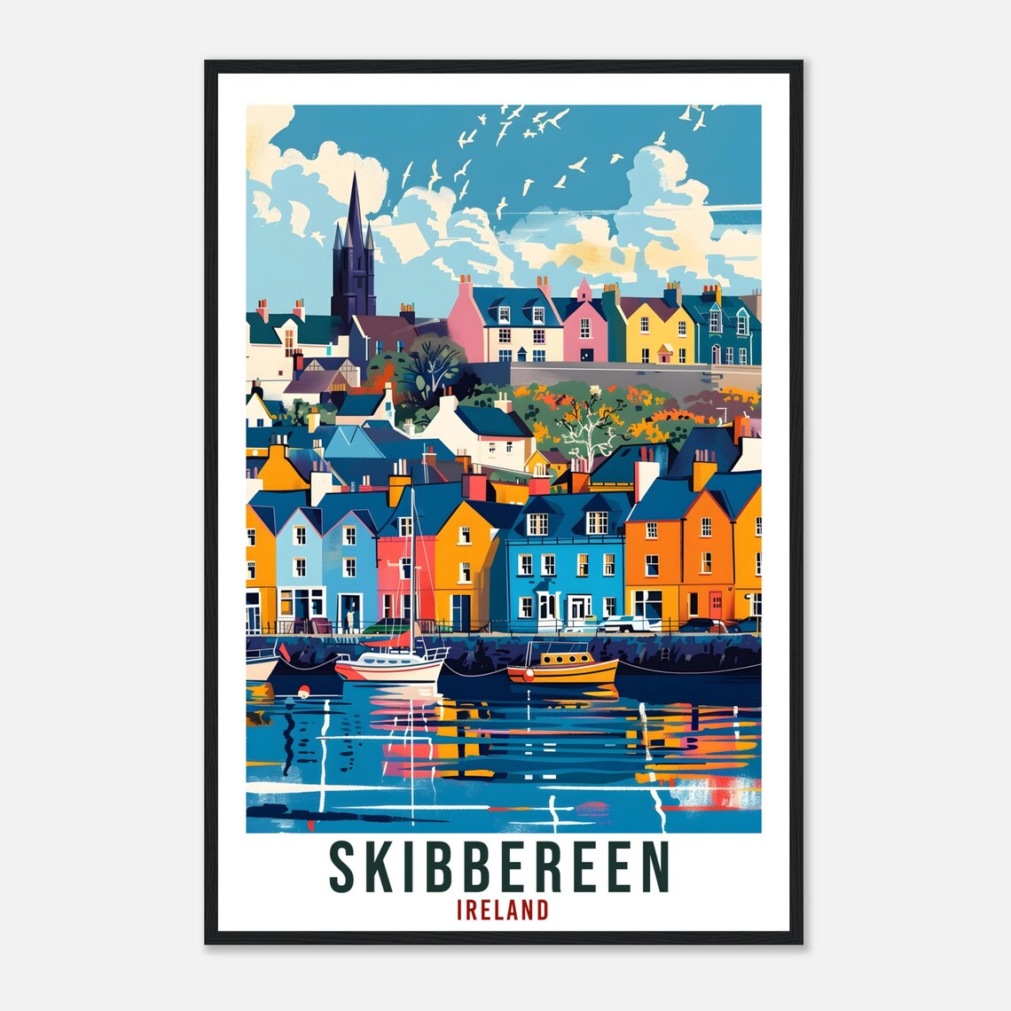 Skibbereen Travel Poster, Ireland Travel Poster - Image 4