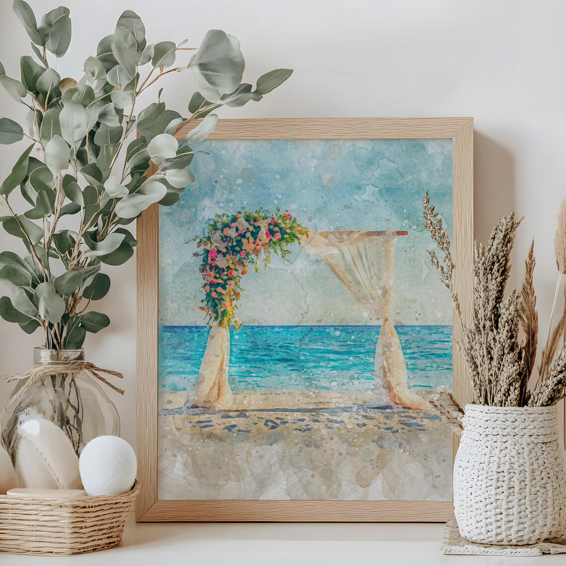Wedding Venue Watercolor, Personalized Couple Gift - Image 4