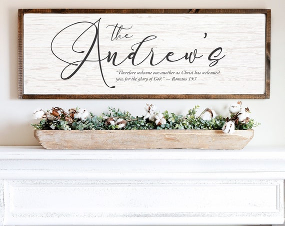 Your Name Bible Verse, Wood Texture Sign
