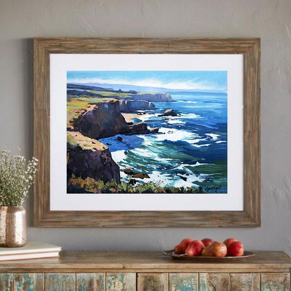 Big Sur Point Lobos Coast Art Print, Monterey Decor - Image 4