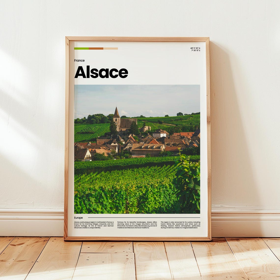 Alsace Poster Print Photo Wall Art France Travel Gift