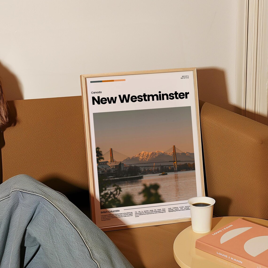 New Westminster Travel Poster New Westminster Poster New Westminster Photo Poster New Westminster Art Print Canada Poster Travel Gift - Image 4