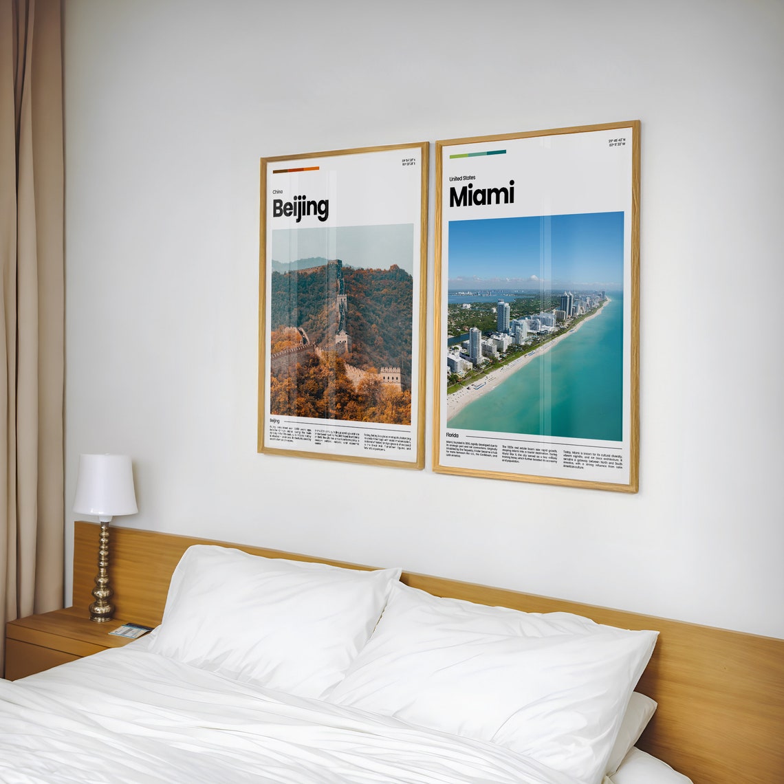 Miami Travel Poster Miami Poster Miami Photo Poster Miami Art Print Miami Art Usa Poster Usa Travel Poster Travel Gift - Image 2