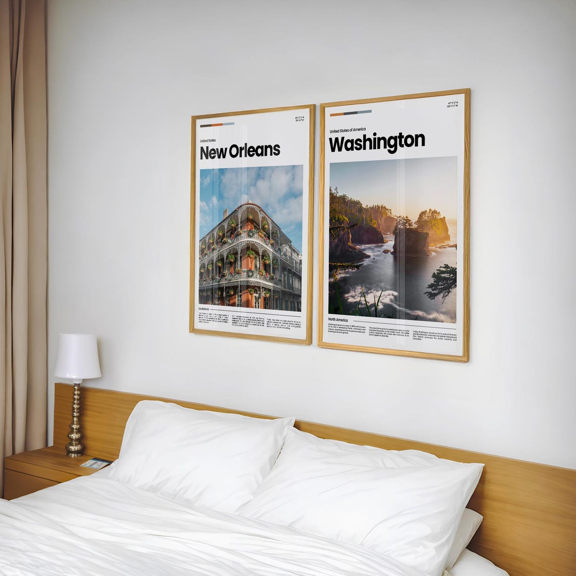 Washington Travel Poster Washington Poster Washington Photo Poster Washington Art Print Usa Poster Usa Travel Poster Travel Gift - Image 2