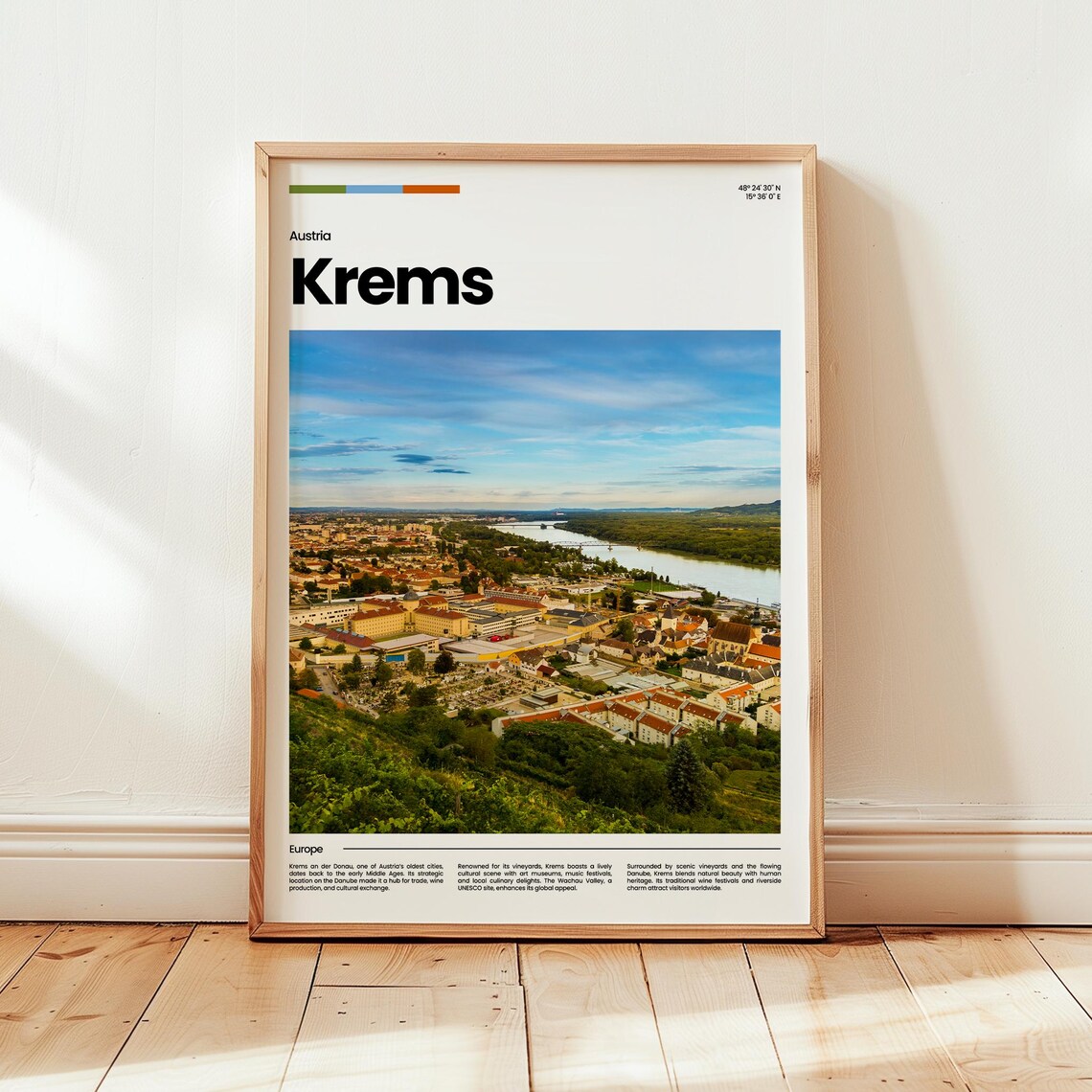 Krems Poster Print Photo Wall Art Austria Travel Gift