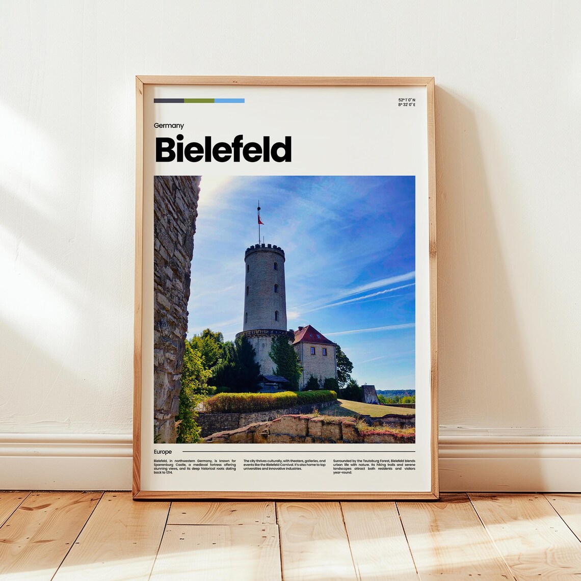 Bielefeld Poster Print Photo Wall Art Germany Travel Gift