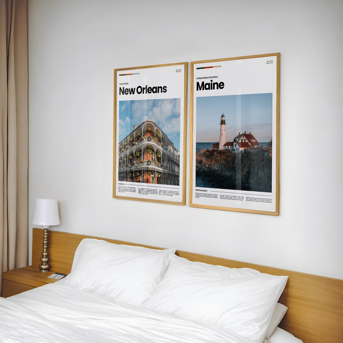 Maine Travel Poster Maine Poster Maine Photo Poster Maine Art Print Maine Art Usa Poster Usa Travel Poster Travel Gift - Image 2