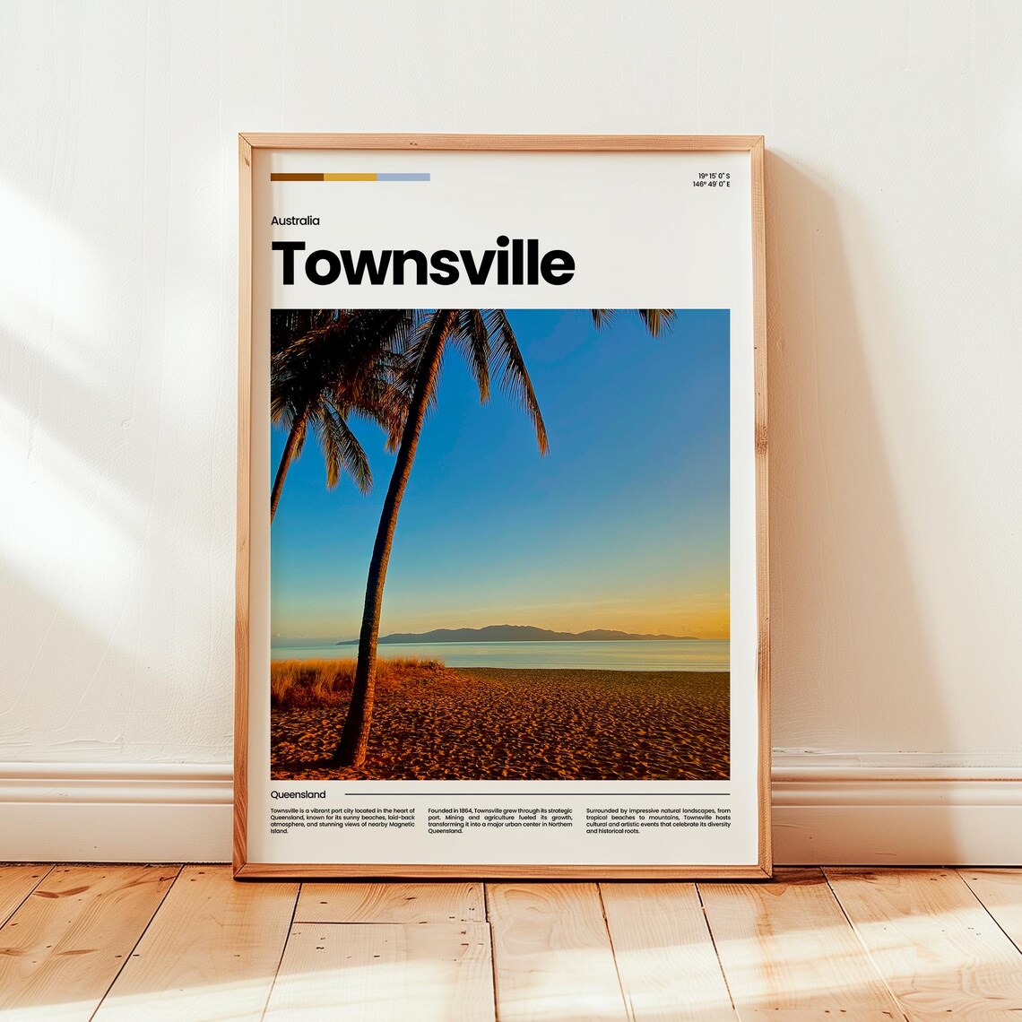 Townsville Travel Poster, Australia Gift