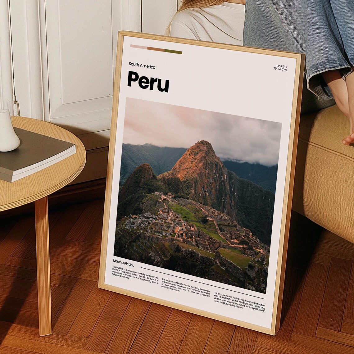 Peru Travel Poster Peru Poster Peru Photo Poster Peru Print South America Poster Peru Travel Poster Machu Picchu Poster Travel Gift - Image 3