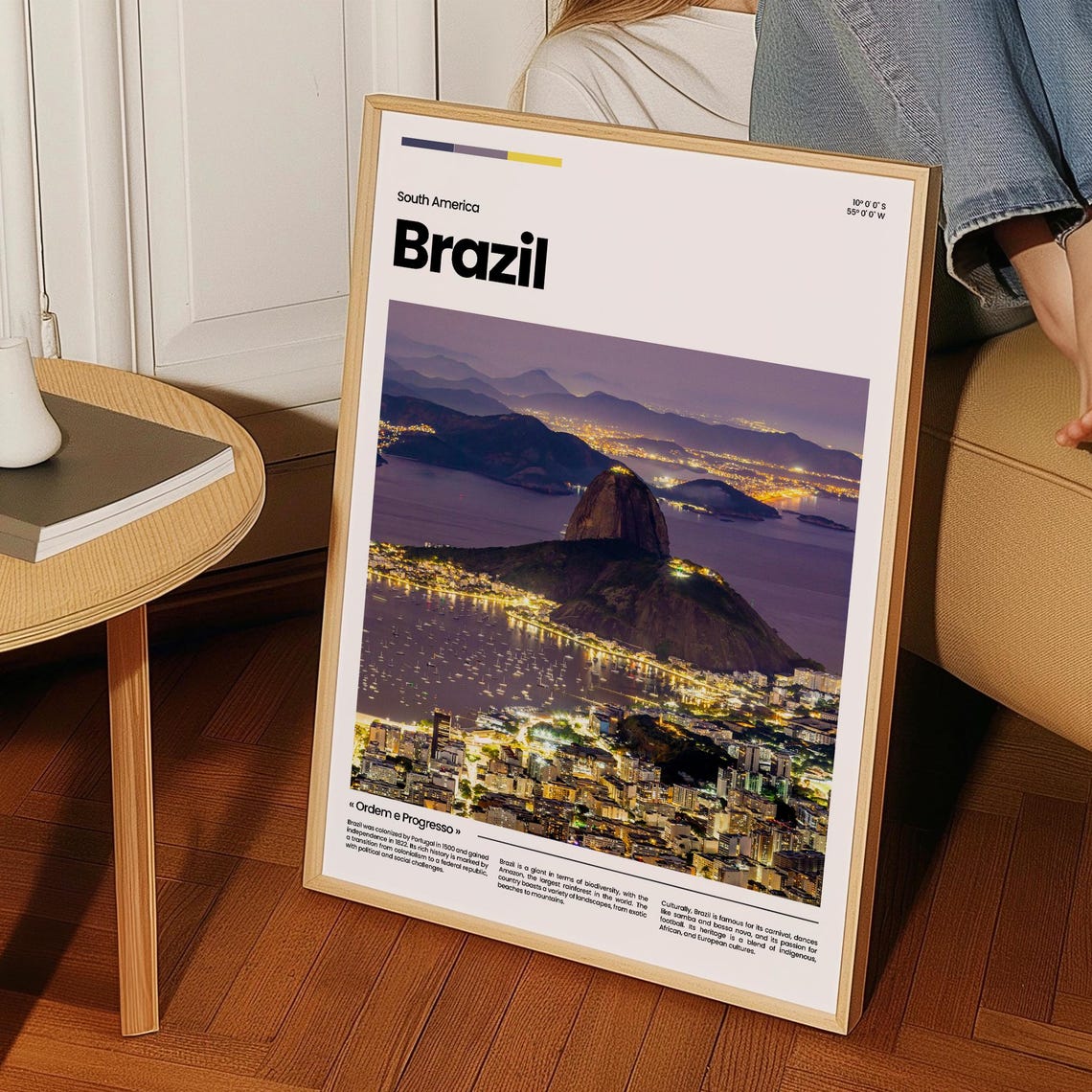 Brazil Travel Poster Brazil Poster Brazil Photo Poster Brazil Art Print South America Poster South America Travel Poster Travel Gift - Image 3