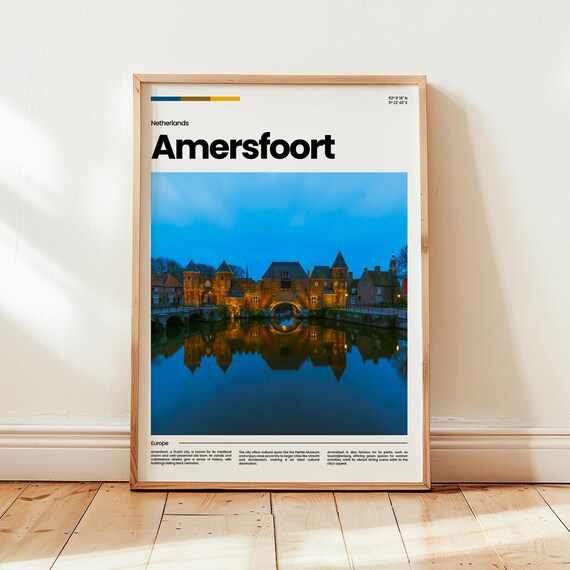Amersfoort Poster Print Photo Wall Art Netherlands Travel Gift