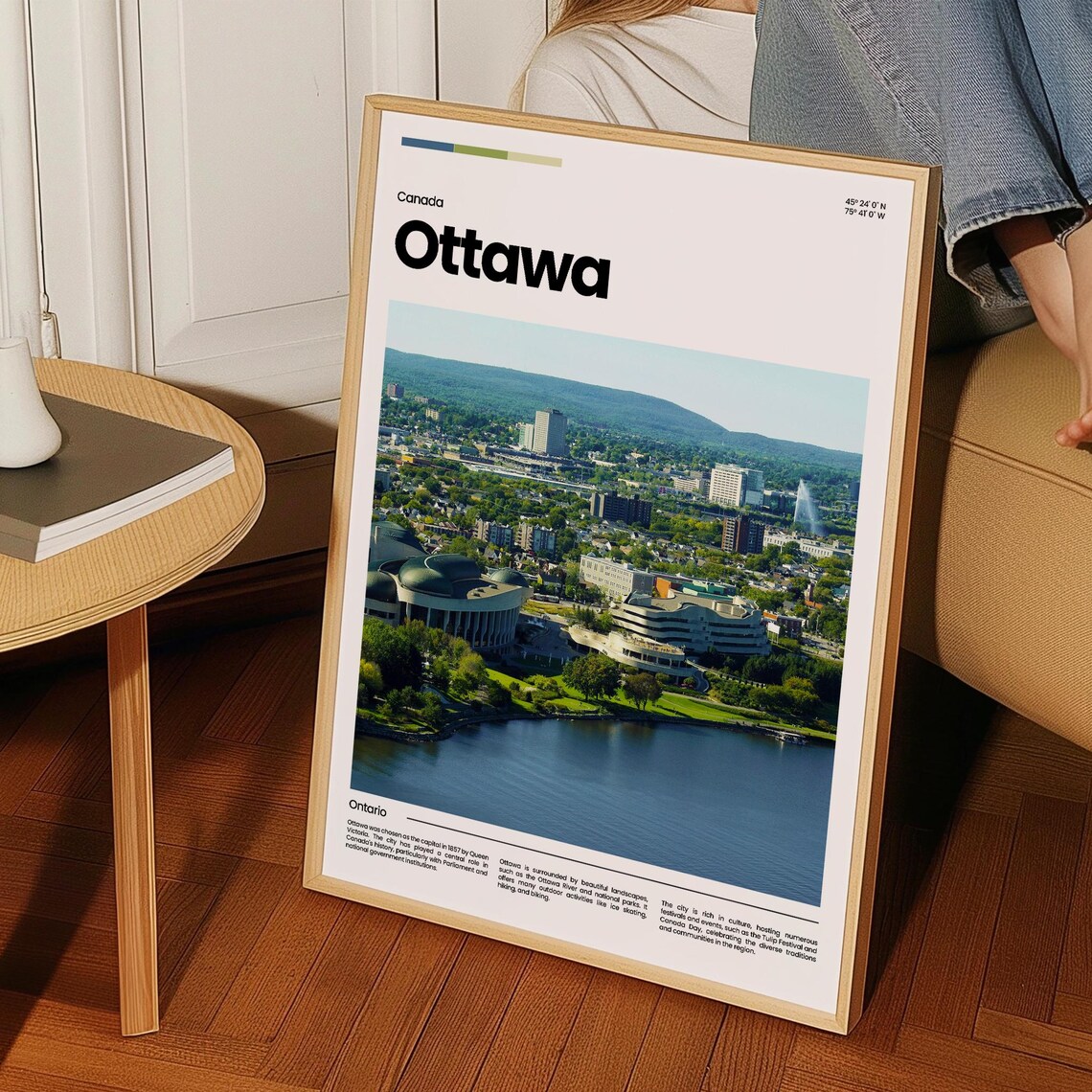 Ottawa Travel Poster Ottawa Poster Ottawa Photo Poster Ottawa Art Print Ottawa Art Canada Poster Canada Travel Poster Travel Gift - Image 3