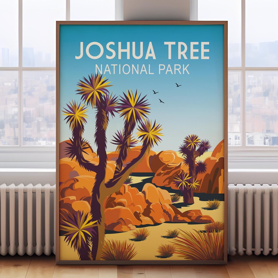Joshua Tree National Park California Travel Poster
