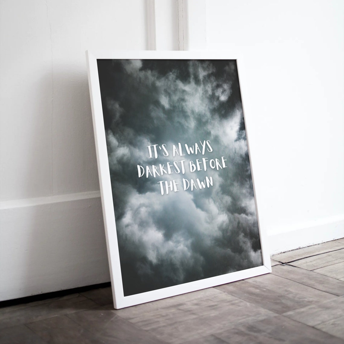 It Is Always Darkest Before The Dawn Poster Motivational Quote - Image 4