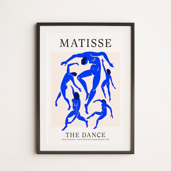 The Dance 3 Henri Matisse La Danse Retro Paper Cutouts Mid Century Abstract Poster Art Print