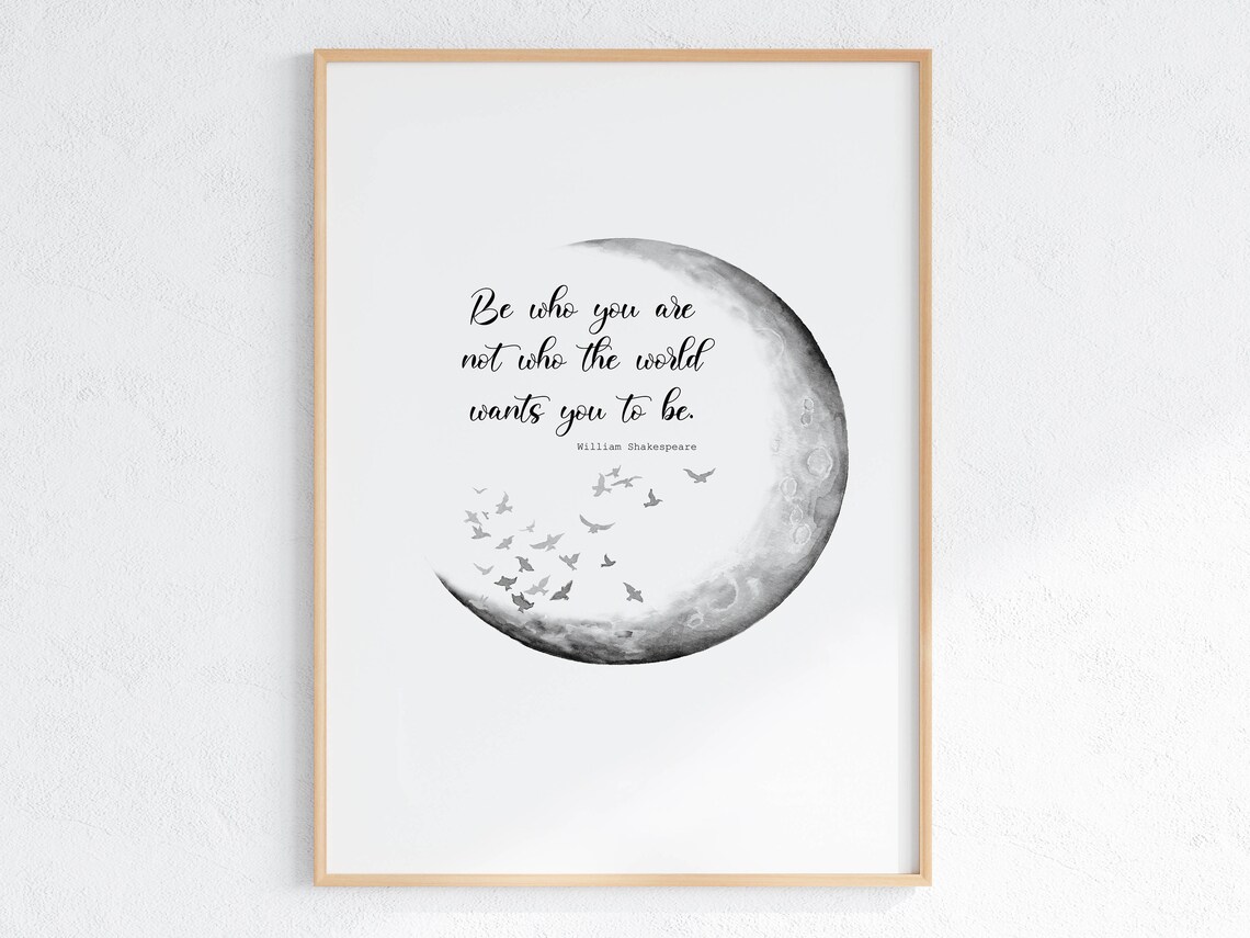 Shakespeare Quote Poster, Literary Motivation Print - Image 3