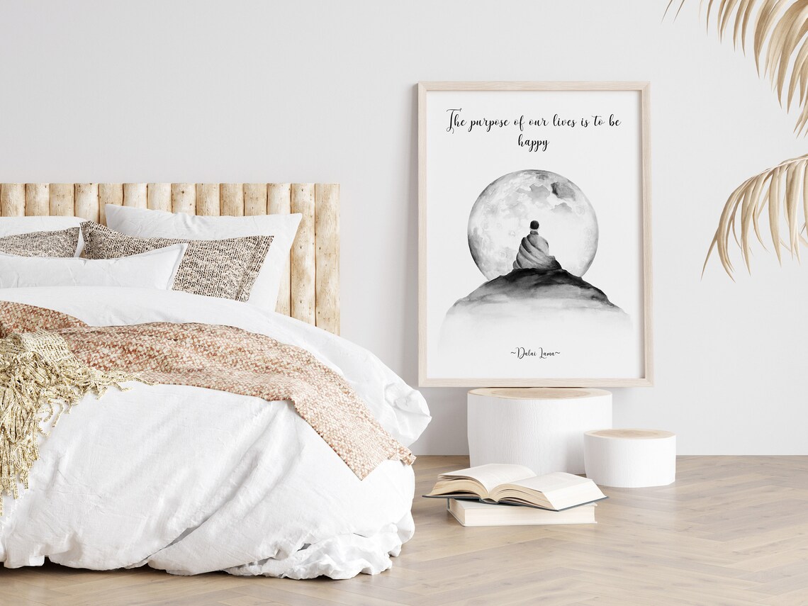 Dalai Lama Quote Print, Spiritual Quote Wall Art - Image 2