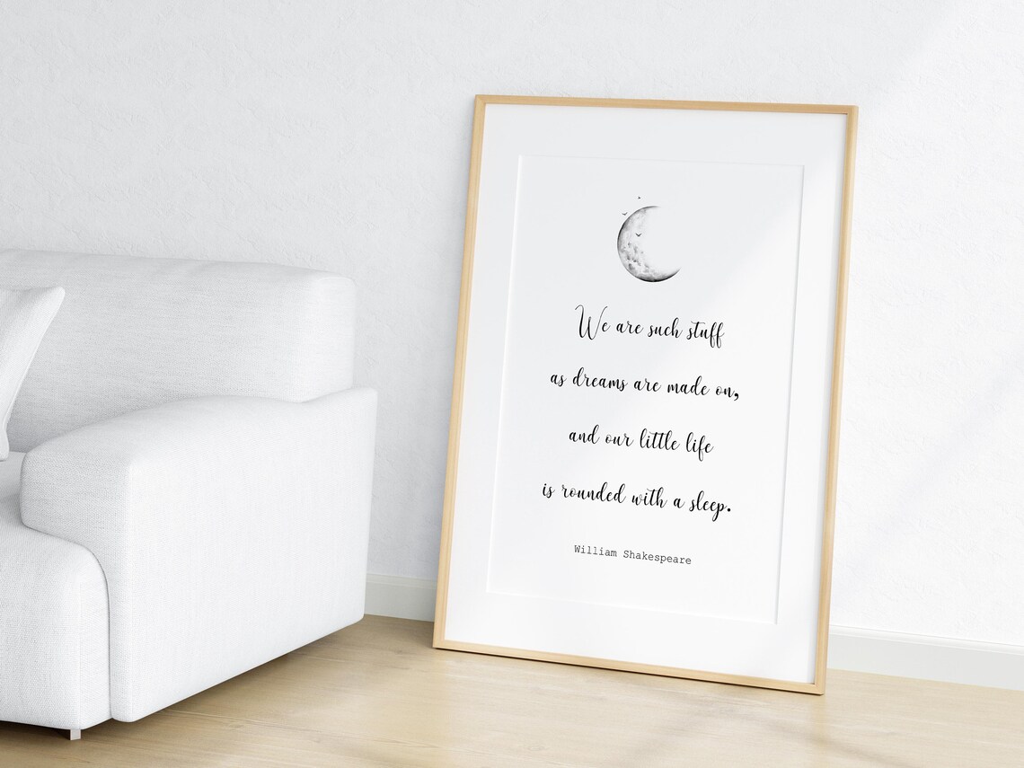 Shakespeare Quote Poster, Literary Wall Art Print - Image 2