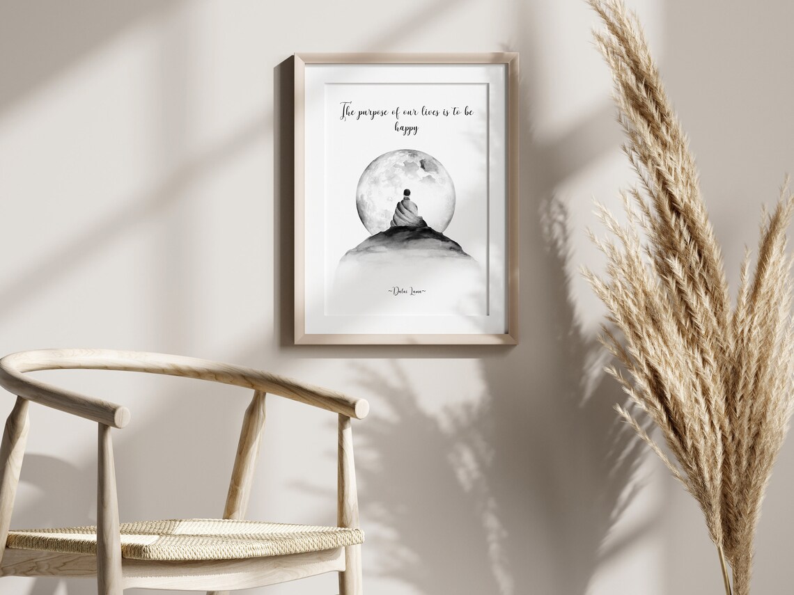 Dalai Lama Quote Print, Spiritual Quote Wall Art - Image 3