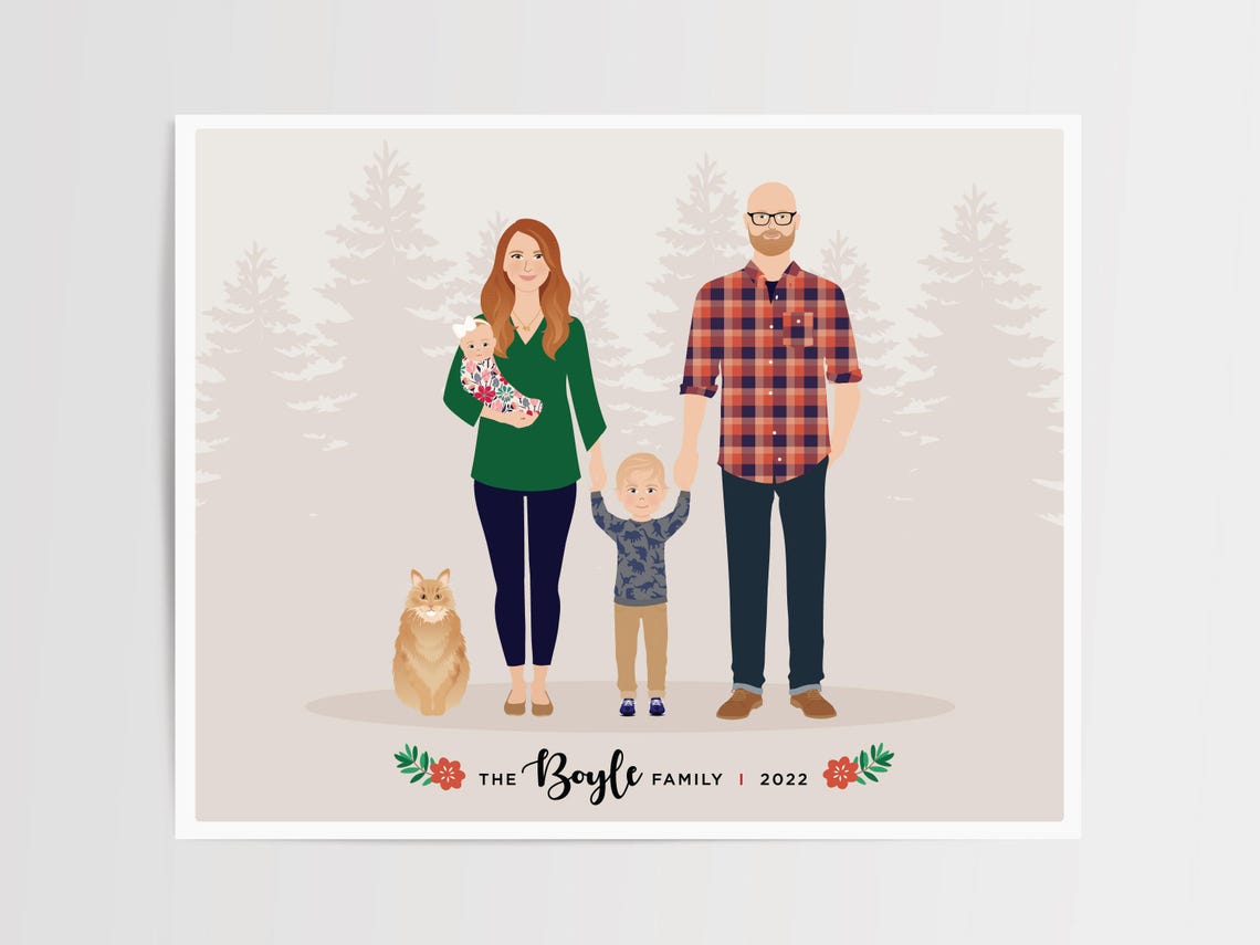 Custom Portrait - Add A Person - Image 4