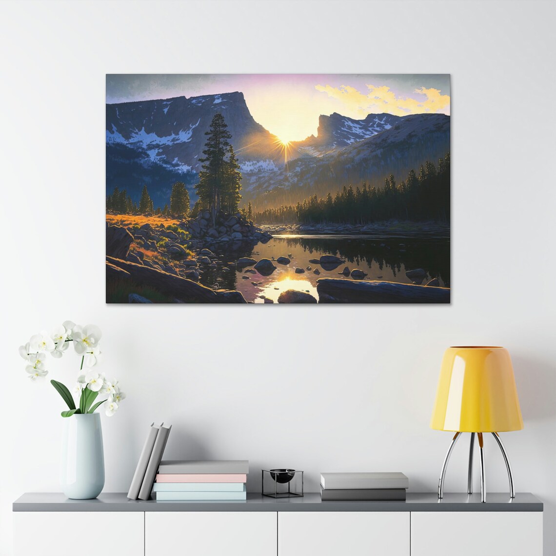 Estes Park Colorado Sunrise Mountains Art Print - Image 2