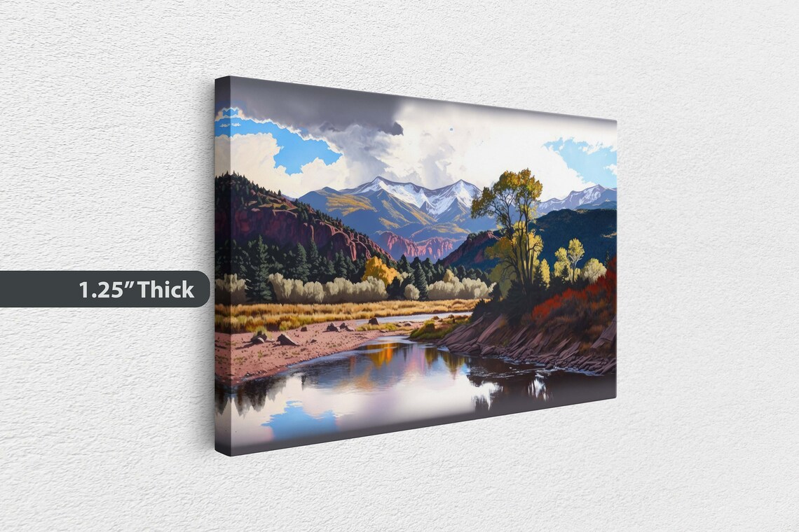 Redstone Colorado Rocky Mountains Landscape Art Print - Image 3