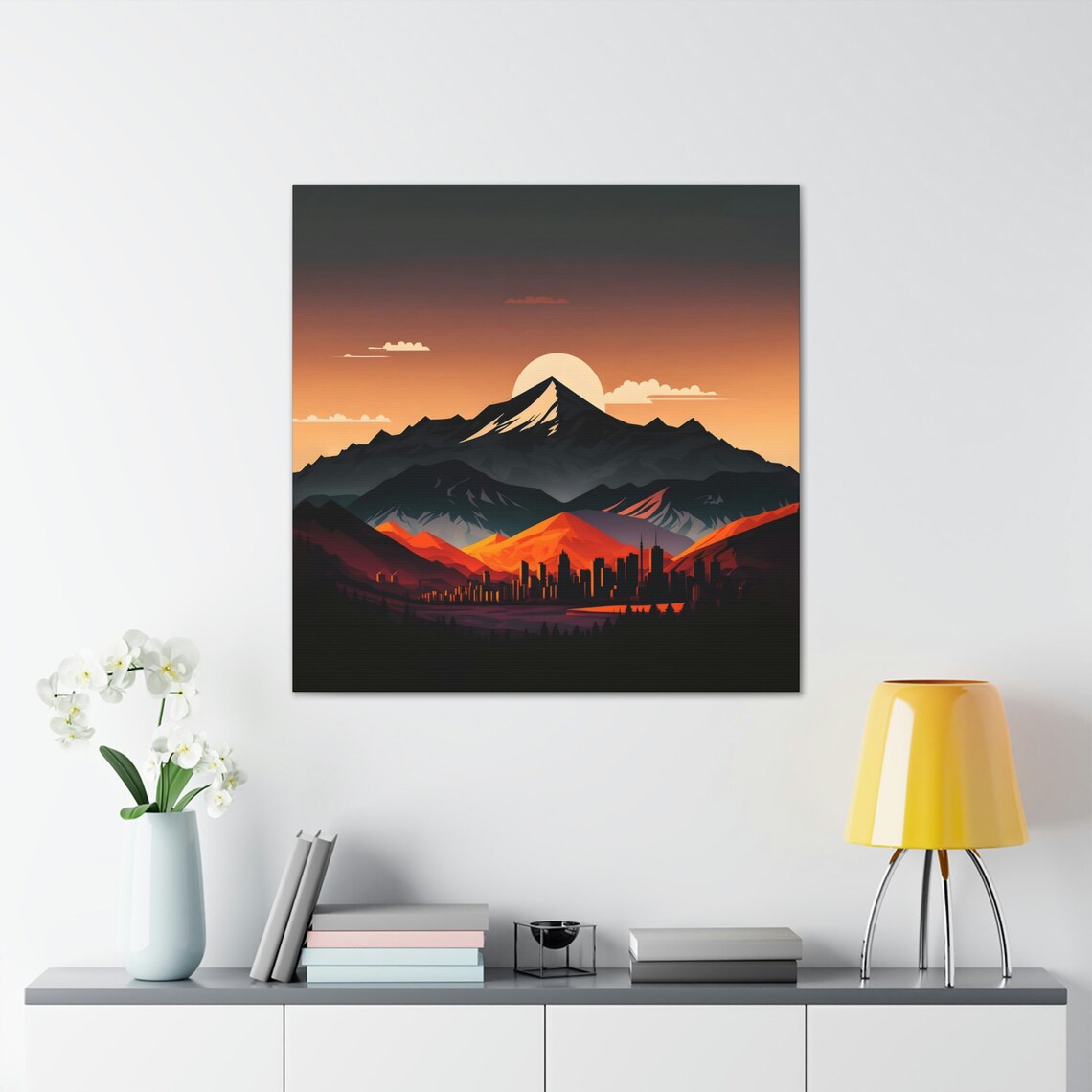 Denver Colorado Skyline Travel Poster - Image 2