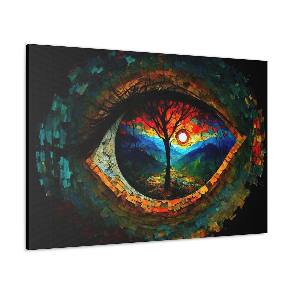 Eye Of Nature Abstract Expression Fantasy Art - Image 3