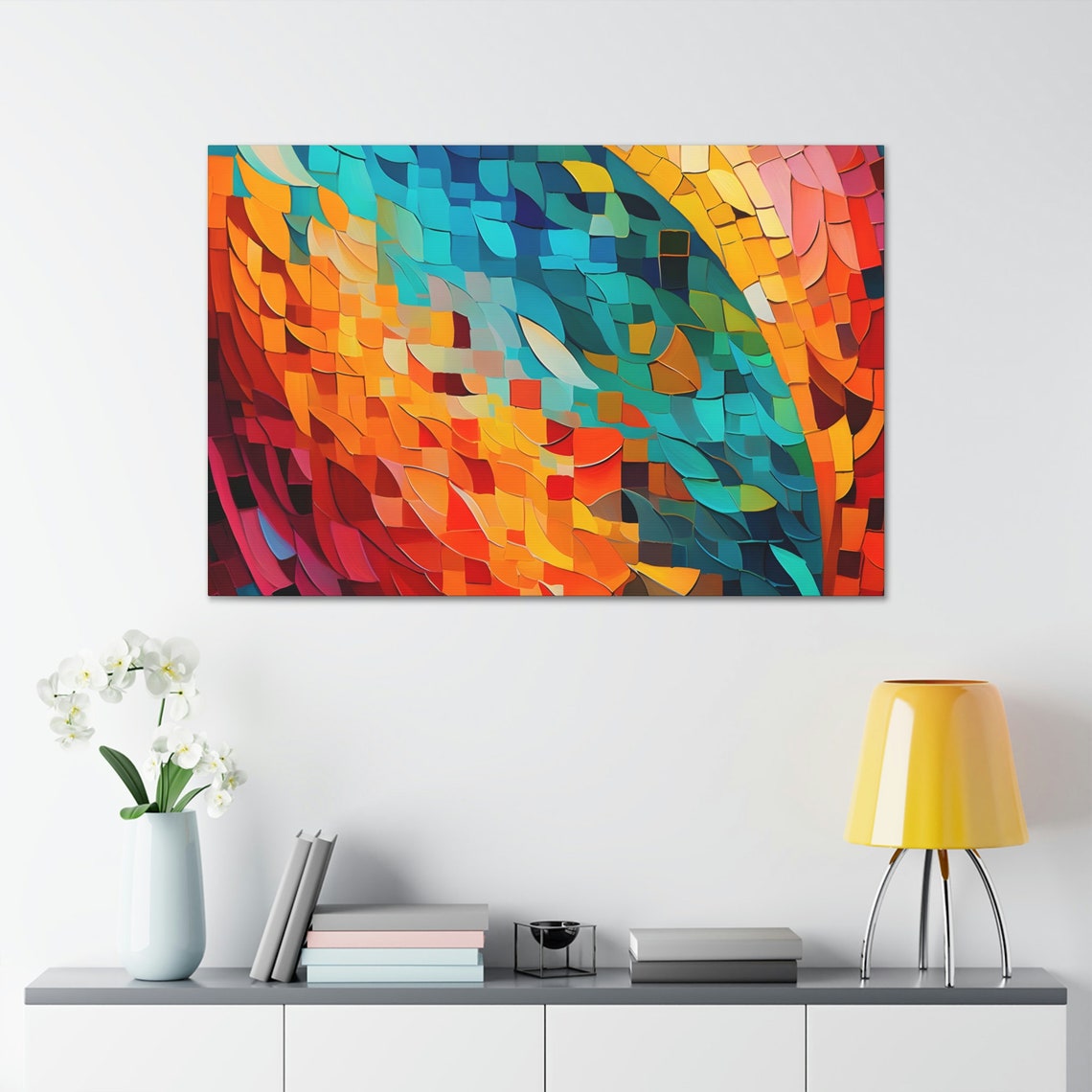 Geometric Abstract, Modern Art Print - Image 2