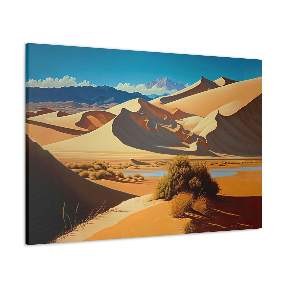Sand Dunes Colorado Art Ready To Hang Large Print Oil Painting Landscape - Image 3