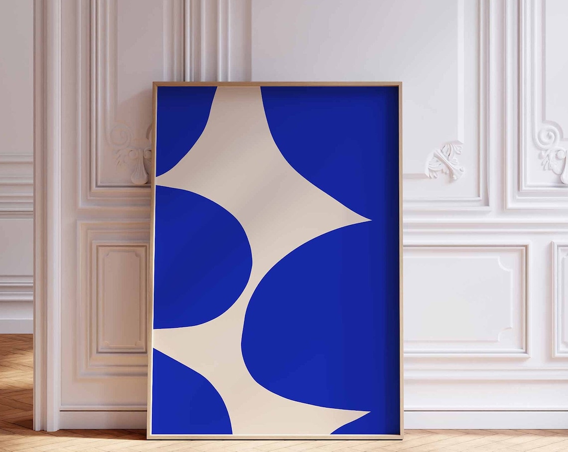 Abstract Wall Art Bright Modern Home Gift Poster