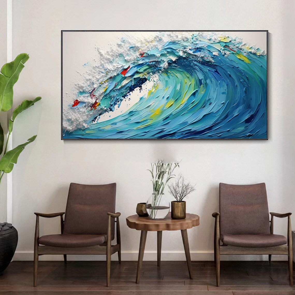 Abstract Seascape Wall Art Print, Minimalist Decor - Image 2