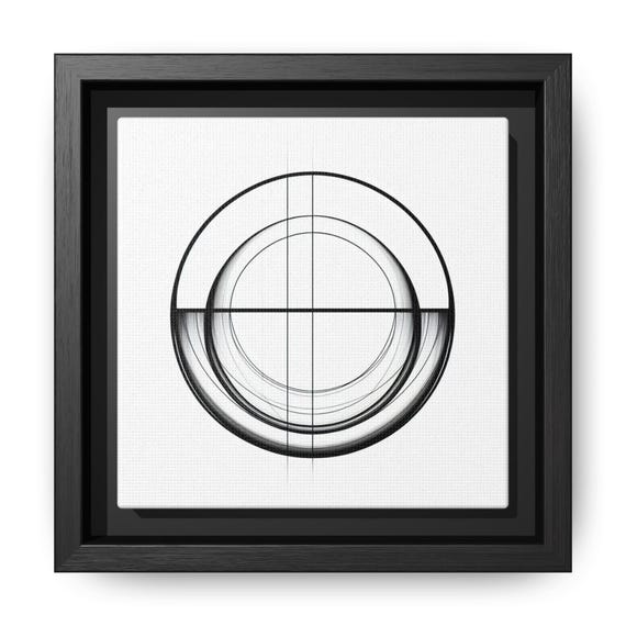 Modern Abstract Minimalist Geometric Office Decor