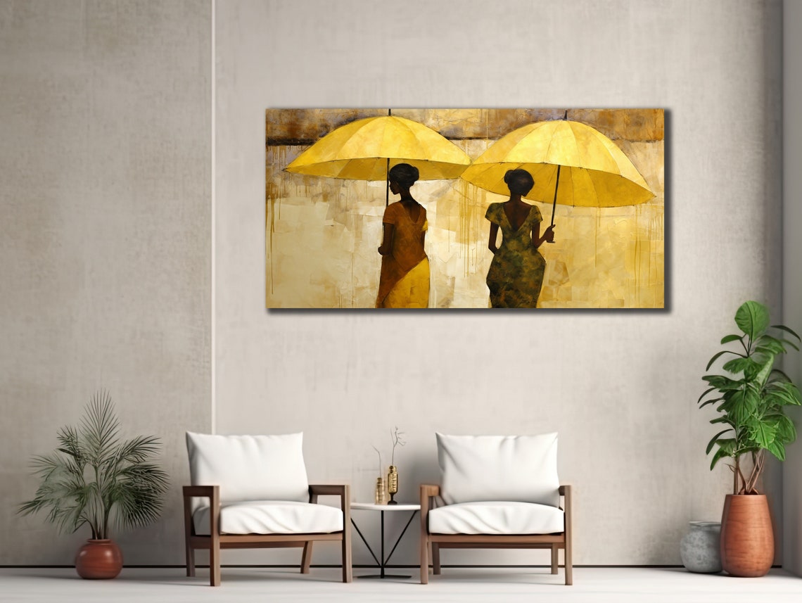 African Women Painting Ethnic Portrait Wall Decor African Culture Art African Traditional Women Poster Wall Art Decoration - Image 2