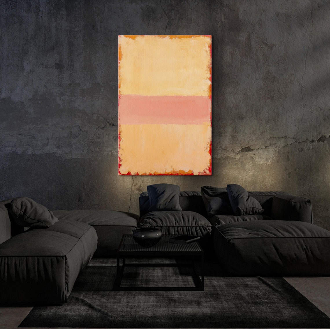 Mark Rothko Beige Over Pink Poster Mark Rothko Exhibition Poster Expressionism Art Rothko Reproduction Art Mark Rothko Glass - Image 3