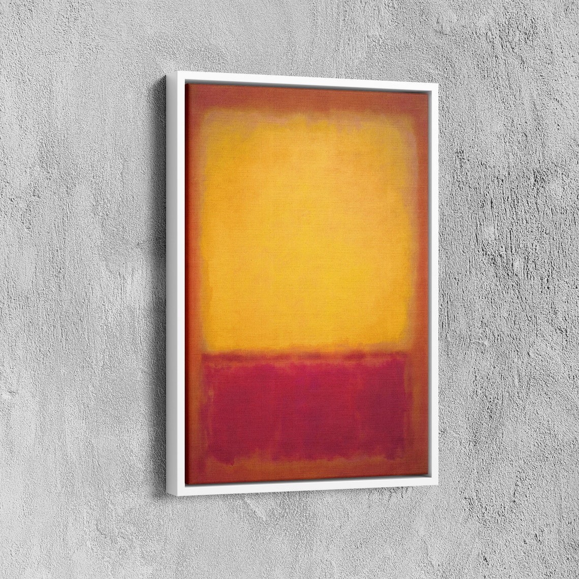Mark Rothko Yellow And Red Poster Mark Rothko Extra Large Print Exhibition Poster Expressionism Art Rothko Reproduction Art - Image 6