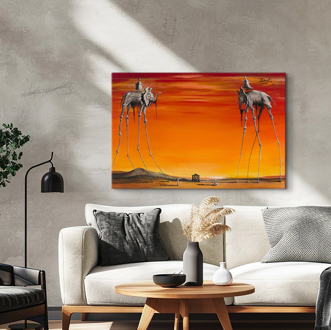 Salvador Dali The Elephants Stilt-Legged Sunset Surreal Poster - Image 6