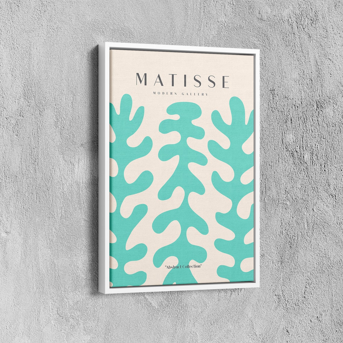 Pink Matisse Print Blush Turquoise Matisse Wall Art Exhibition Print Abstract Matisse Popular Print Minimalist Blue Neutral Wall Art - Image 5