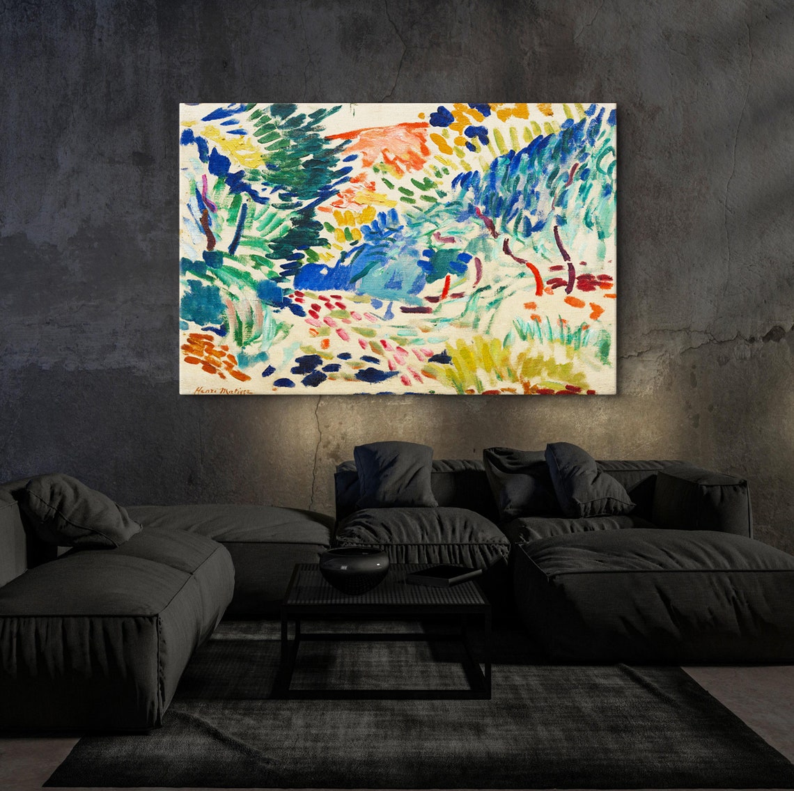 Henri Matisse Landscape At Collioure Poster Reproduction Print Abstract Wall Art Print Modern Art Painting Expressionism Art Print - Image 6