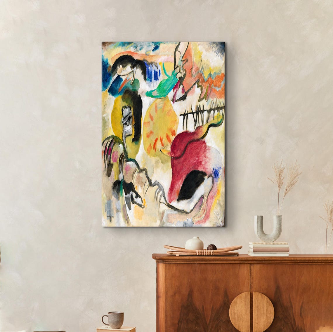 Wassily Kandinsky Print Improvisation Painting Wall Art Modern Wall Art Museum Print Abstract Art Gicle Art Print Colorful Room Decor - Image 4