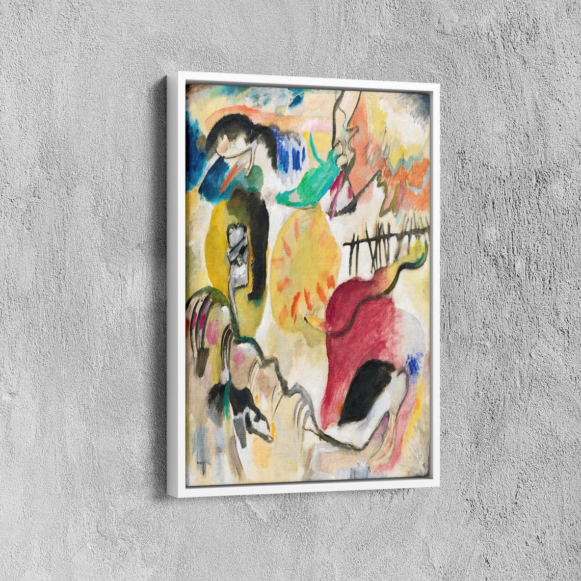 Wassily Kandinsky Print Improvisation Painting Wall Art Modern Wall Art Museum Print Abstract Art Gicle Art Print Colorful Room Decor - Image 6