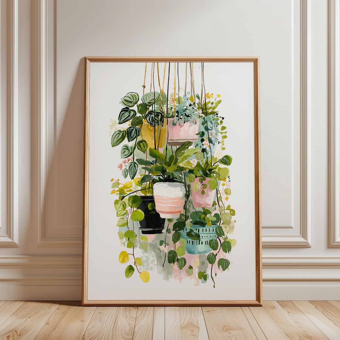 Hanging Plant Botanical Wall Decor Art Print