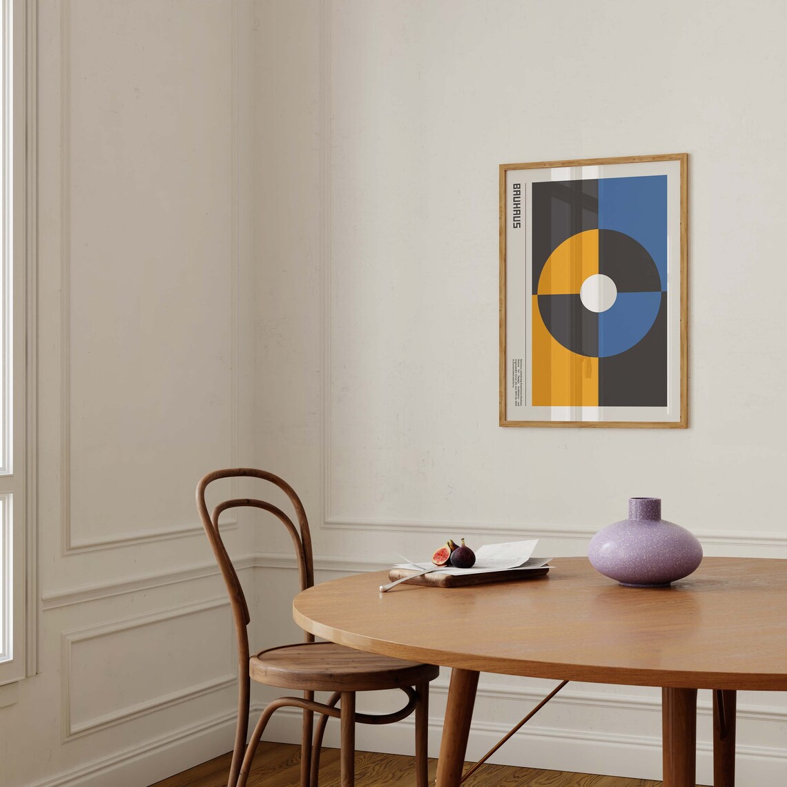 Bauhaus Abstract Wall Art, Simple Geometric Print - Image 2