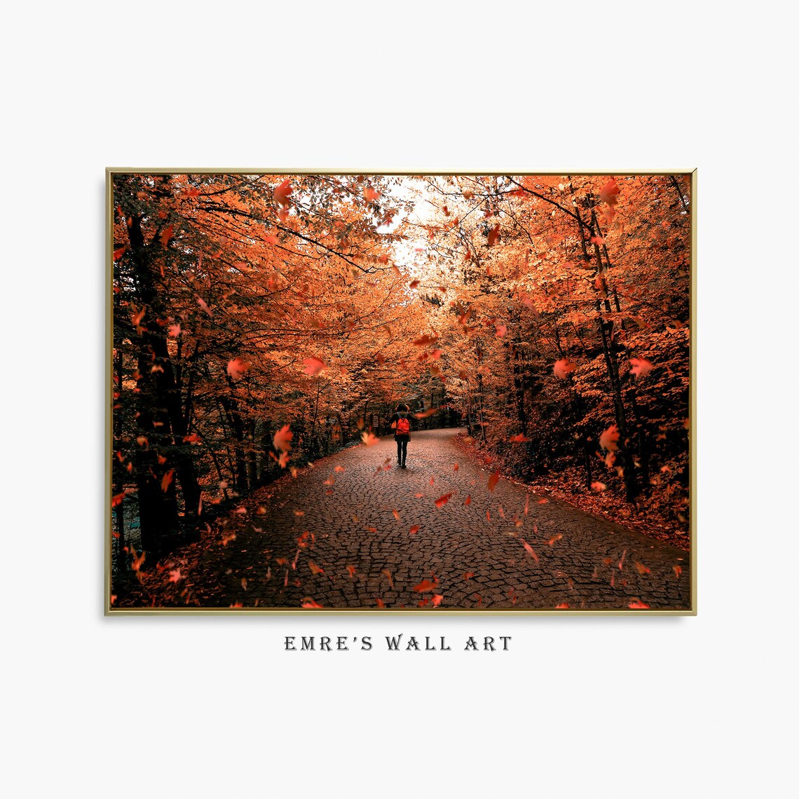 Autumn Landscape Photo Print, Rustic Fall Poster