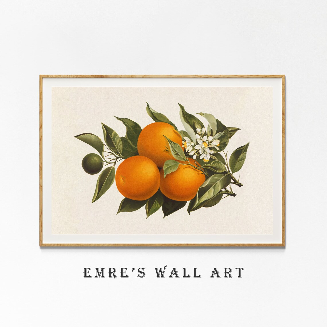 Orange Tree Print, Vintage Farmhouse Art Print - Image 4