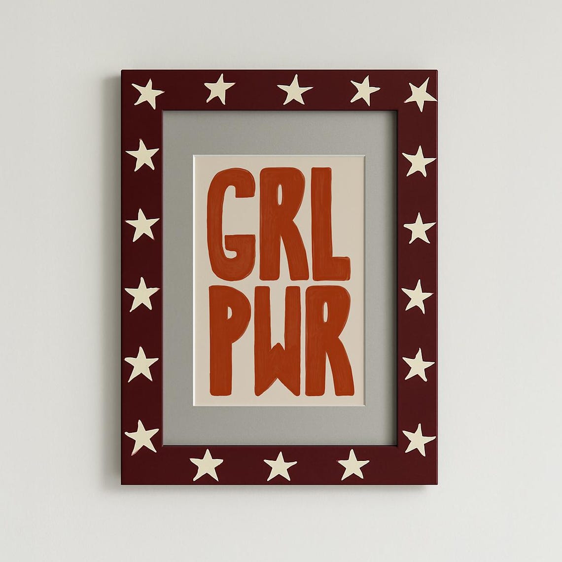 Girls Room Print, Bold Colourful Feminist Decor