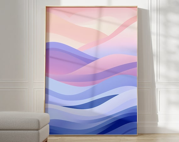 Abstract Wall Print Neutral Gallery Wall Art Exhibition Poster Modern Wall Art Aesthetic Room Decor Colorful Geometric Home Decor