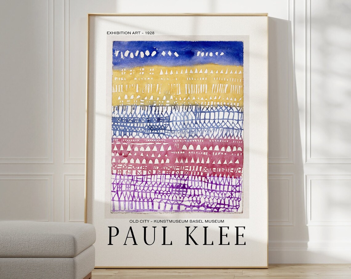 Paul Klee Museum Exhibition Poster Print
