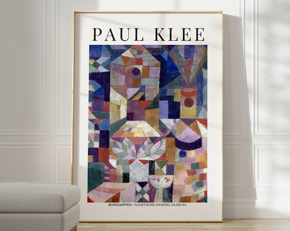 Paul Klee Poster Art Museum Exhibition Print