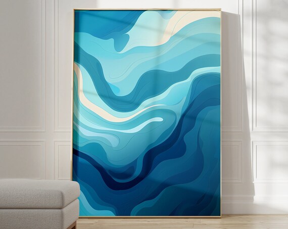 Abstract Wall Print Neutral Gallery Wall Art Exhibition Poster Modern Wall Art Aesthetic Room Decor Colorful Geometric Home Decor